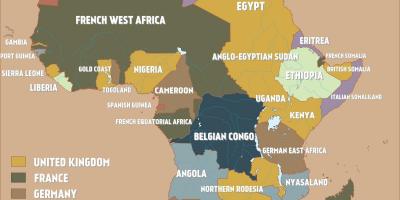 Χάρτης της βρετανικής Καμερούν