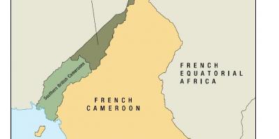 Χάρτης του οηε μέλος του Καμερούν